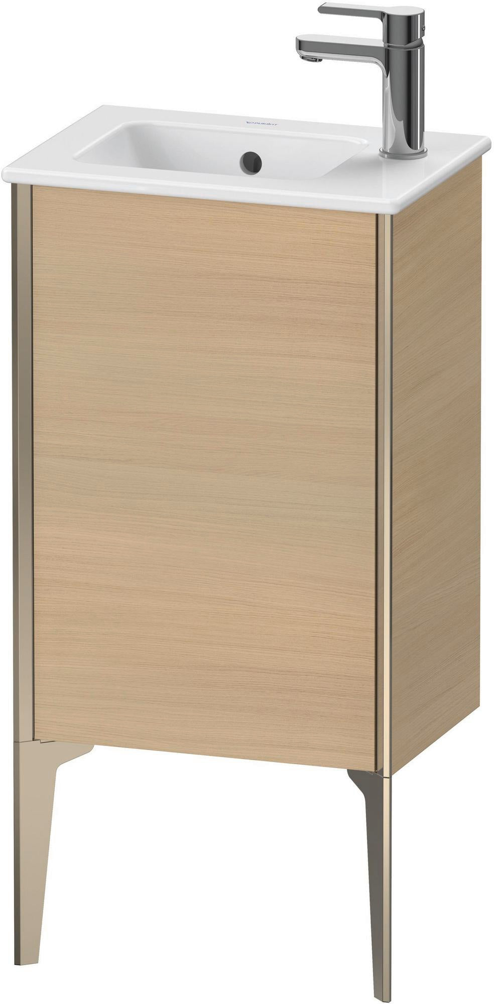 DURAVIT XViu Waschtischunterbau bodenstehend 594 mm, 1 Tür, mediterrane Eiche