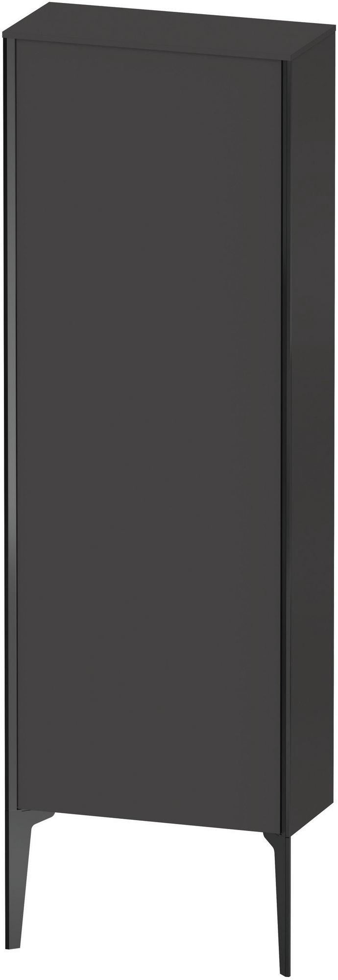 Duravit Halbhochschrank XViu 1330 mm anthrazit matt – Wandhängend, 1 Tür, Soft-Close