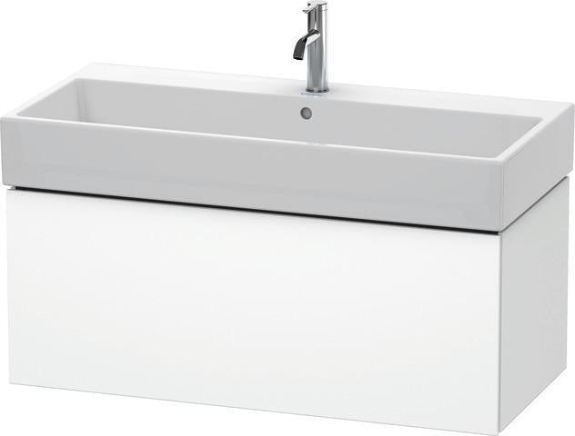 Duravit L-Cube Waschtischunterbau 984 mm taupe supermatt mit Tip-On-Technik