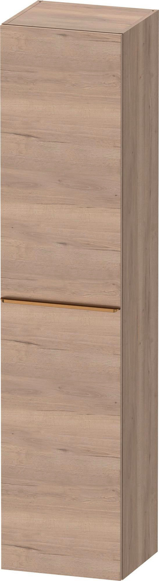 DURAVIT D-Neo Hochschrank 400x360x1760 mm, 1 Tür links, Eiche Schwarz – Matt, Soft-Close