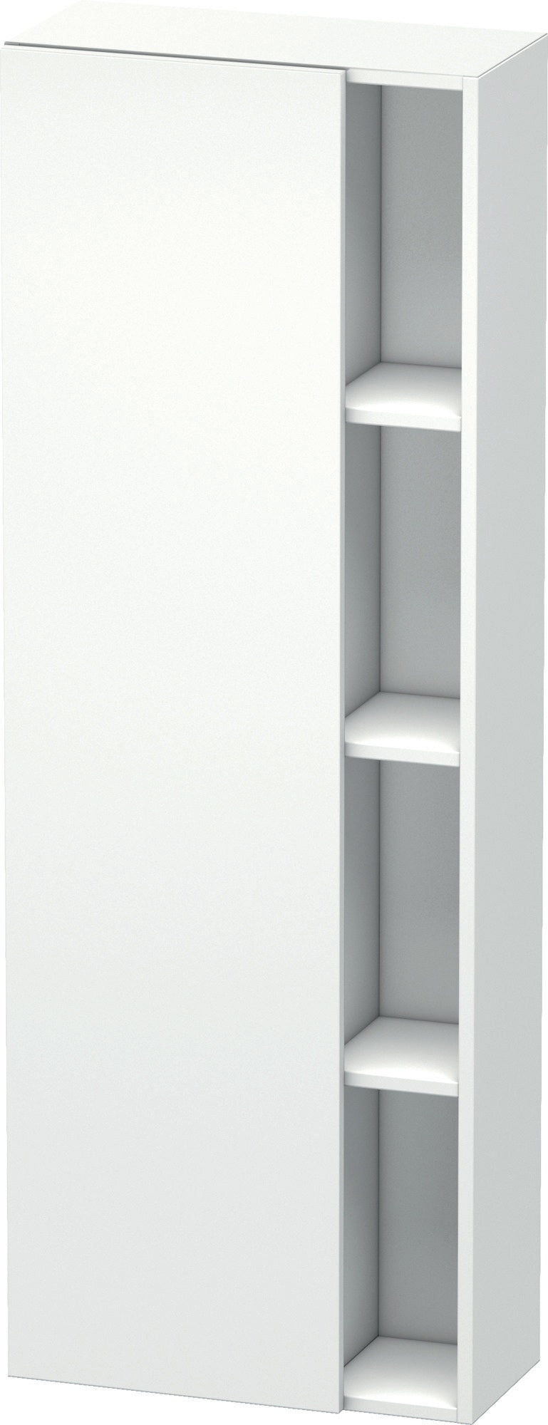 DURAVIT DuraStyle Hochschrank 1400 mm, 1 Tür links, weiß matt – wandhängend mit Soft-Close