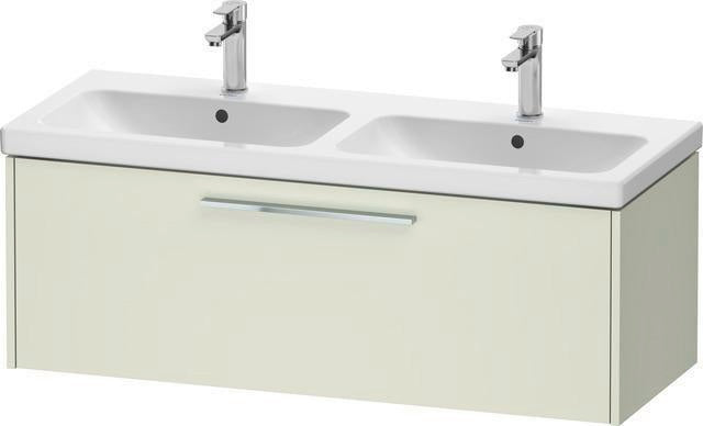 DURAVIT D-Code 2.0 Waschtischunterbau wandhängend 1184 mm mit 1 Auszug, Griff Chrom, Basalt Matt