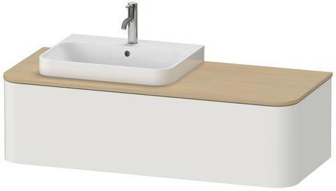 Duravit Waschtischunterbau Happy D.2 Plus 1300 mm taupe supermatt mit Tip-On-Technik