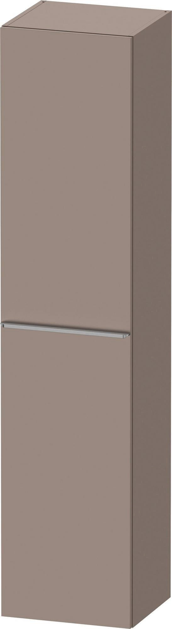 DURAVIT D-Neo Hochschrank 400x360x1760 mm, 1 Tür links, Eiche Schwarz – Matt, Soft-Close
