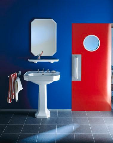 Duravit Waschtisch Serie 1930 600 mm mit Überlauf und 1 Hahnloch, weiß