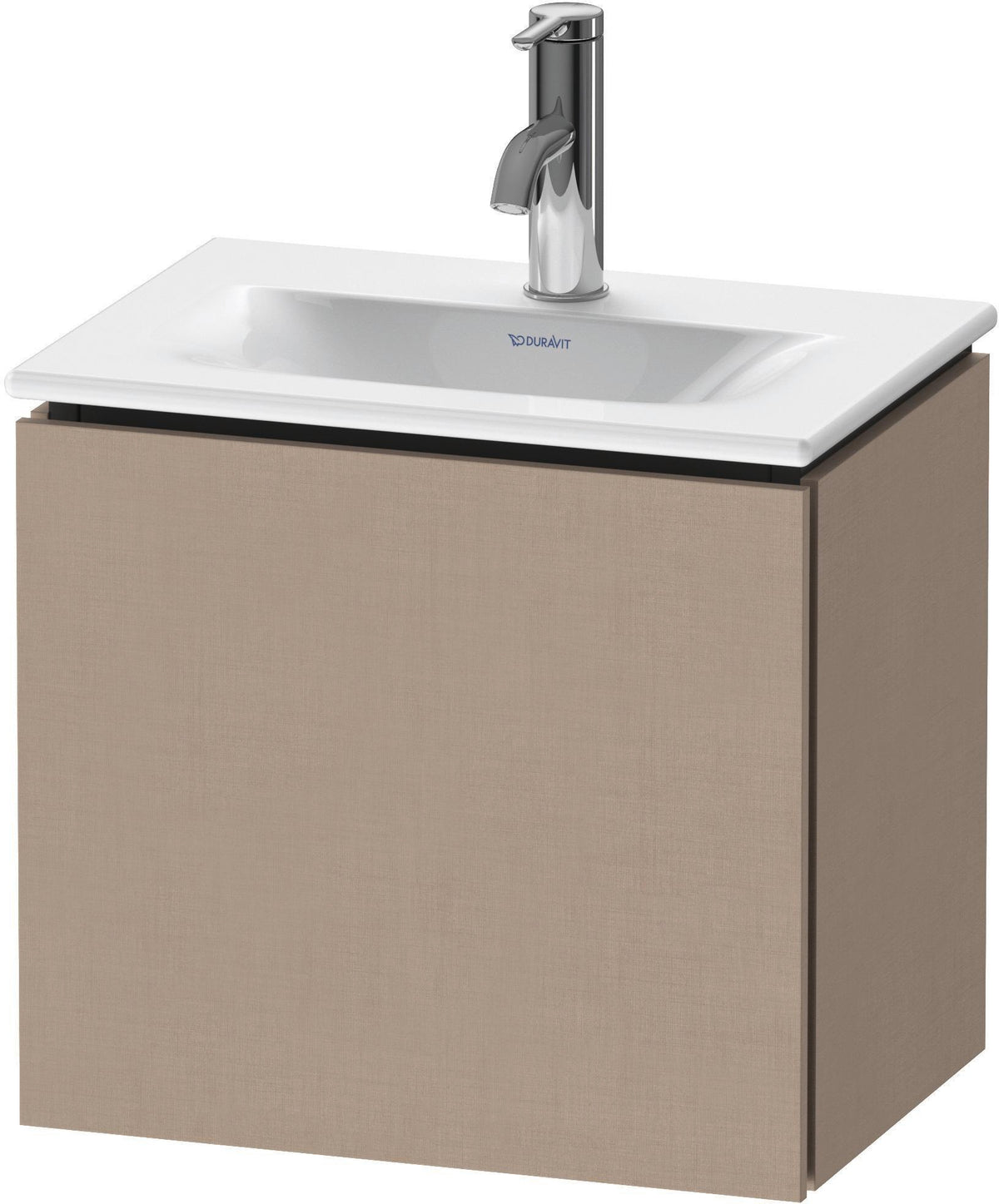 Duravit L-Cube Waschtischunterbau 440 mm, 1 Tür links, weiß matt – Wandhängend