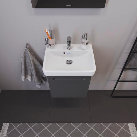 Duravit No.1 Einhebel-Waschtischmischer mit Zugstange, Chrom – 100 mm Ausladung