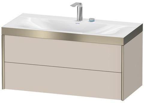 Duravit XViu Möbelwaschtischset 1000x480mm mit Viu Waschtisch und 2 Schubkästen