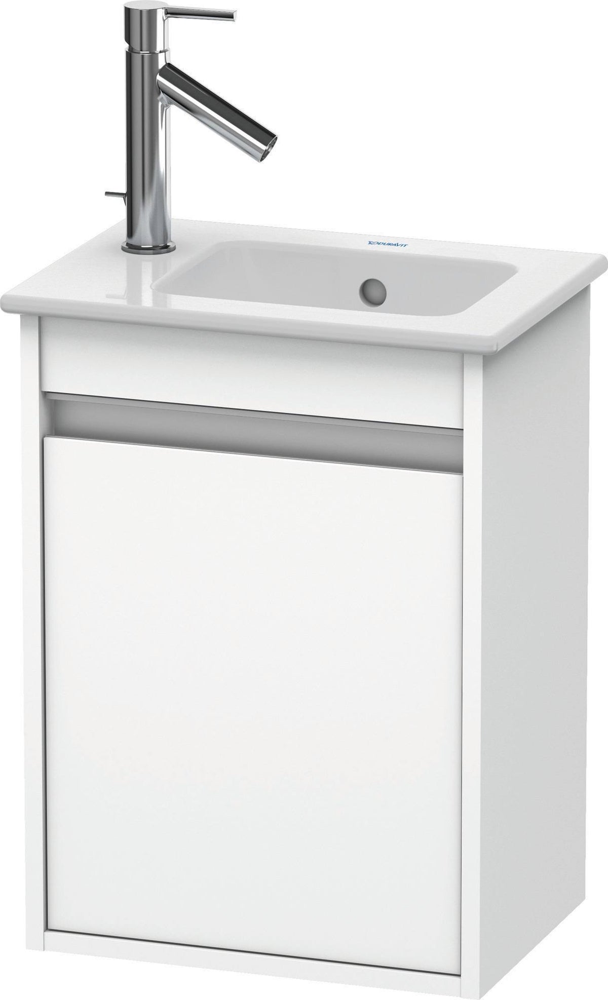 Duravit Ketho Waschtischunterbau 400 mm betongrau matt, 1 Tür links, für ME by Starck