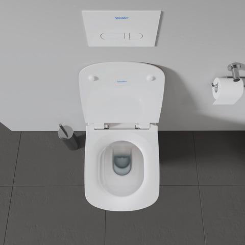 DURAVIT DuraStyle WC-Sitz mit SoftClose Absenkautomatik & Edelstahl-Scharnieren, Weiß