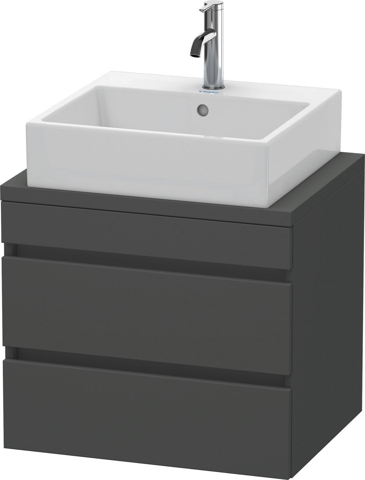DURAVIT DuraStyle Konsolenunterschrank 600 mm betongrau matt mit 2 Schubkästen und Soft-Close