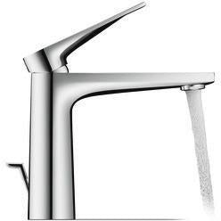 DURAVIT Tulum by Starck Einhebel-Waschtischmischer mit Zugstange, 135 mm Ausladung, Chrom