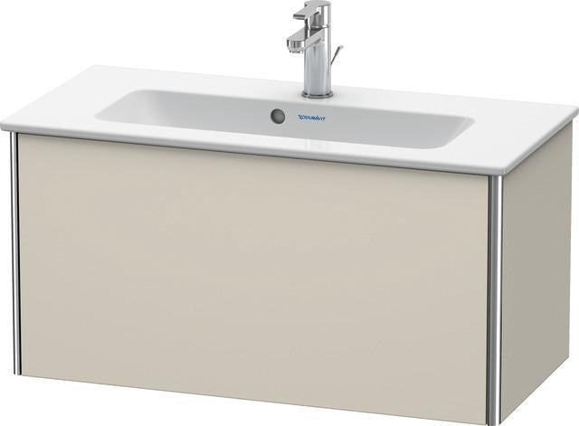 Duravit XSquare Waschtischunterbau 810 mm – wandhängend, Seidenmatt, für ME by Starck