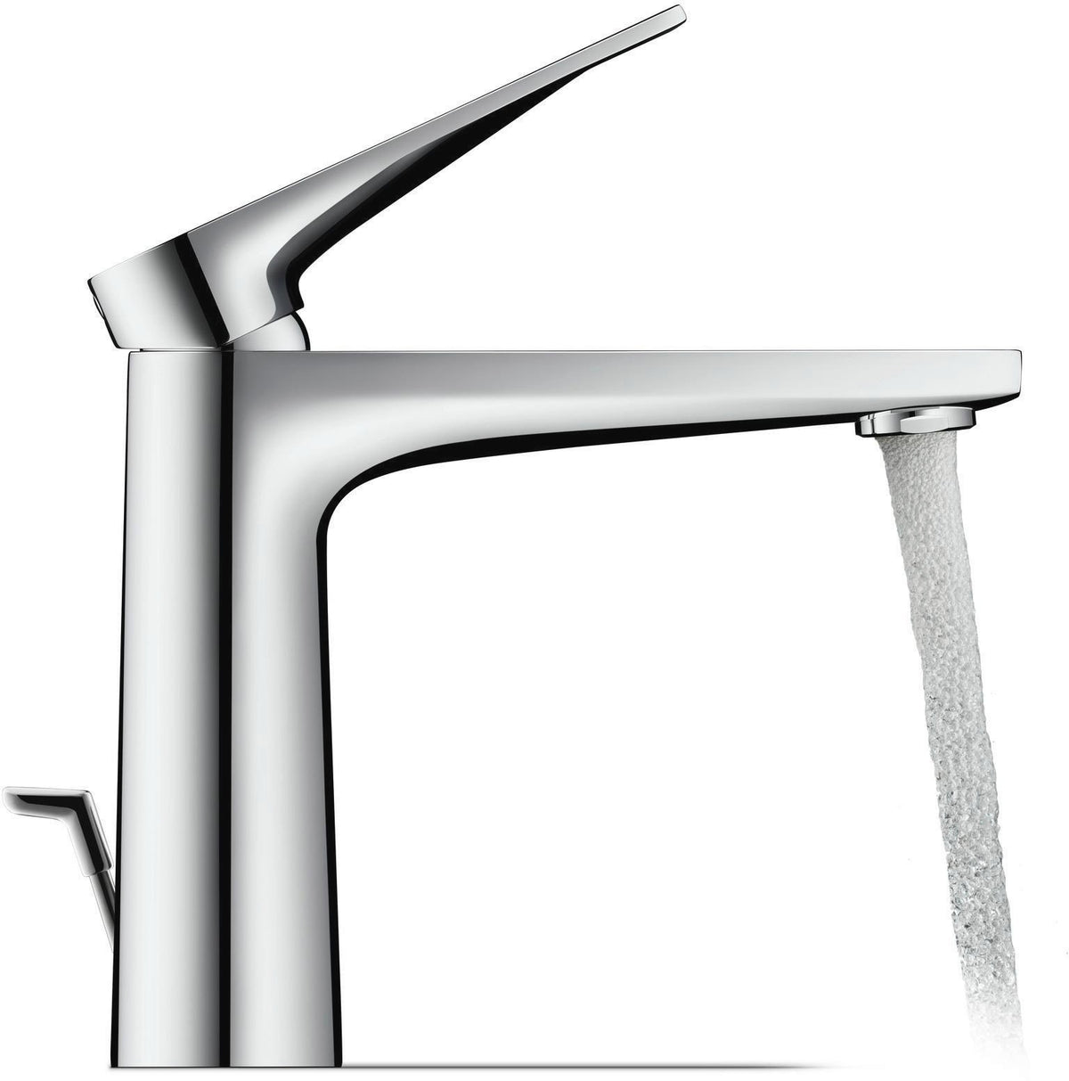 DURAVIT Tulum by Starck Einhebel-Waschtischmischer mit Zugstange, 135 mm Ausladung, Chrom