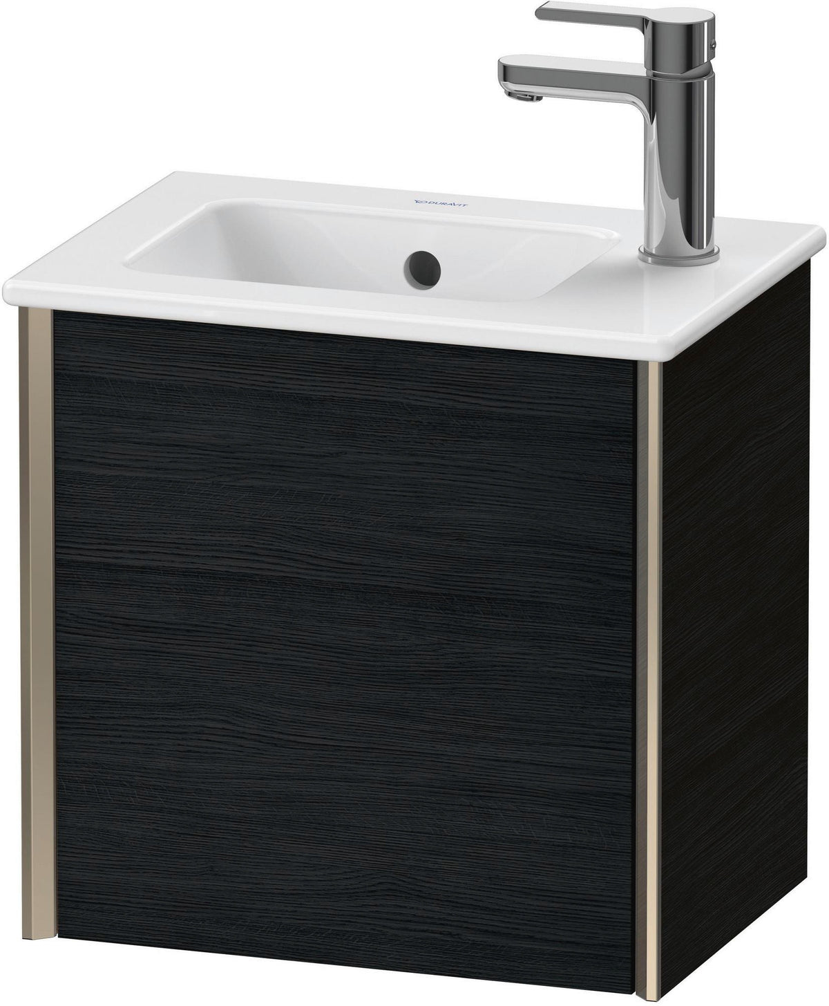 Duravit XViu Waschtischunterbau wandhängend 1 Tür Eiche rechts 400 mm