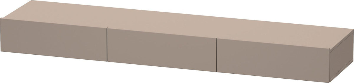 Duravit DuraStyle Schubkastenablage 1800 mm, 3 Schubkästen, basalt matt – Wandhängend