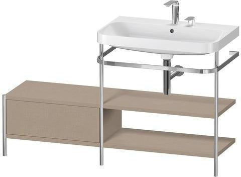 Duravit Waschtischunterbau Happy D.2 Plus 1400x490 mm Metallkonsole supermatt