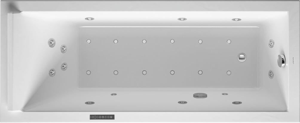 DURAVIT Starck Whirlwanne 1700x700mm Rechteck Einbau Weiß mit Combi-System L