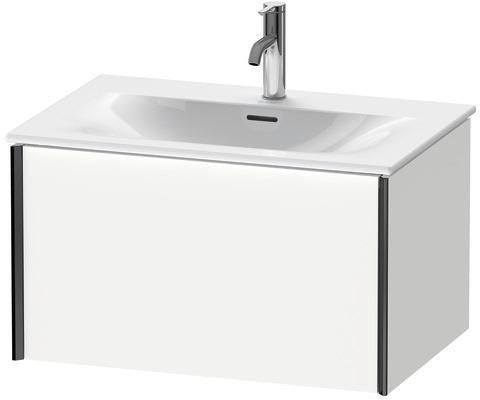 Duravit XViu Waschtischunterbau 710 mm mit Einrichtungssystem Ahorn Mitte, wandhängend