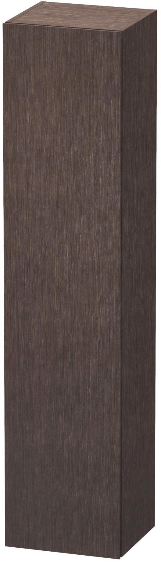 Duravit L-Cube Hochschrank 400 mm, 1 Tür rechts, mediterrane eiche, wandhängend