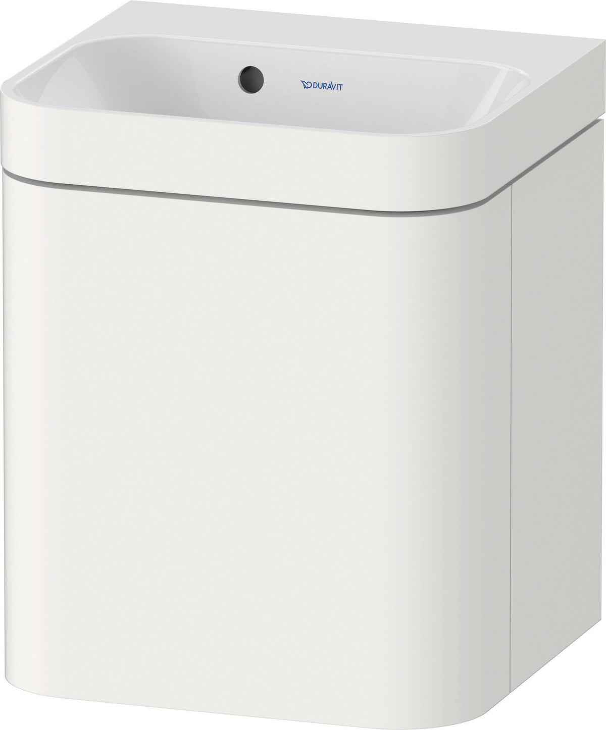 Duravit Happy D.2 c-bonded Waschtischset 400x360x480 mm mit MWT, 1 Tür rechts, Taupe