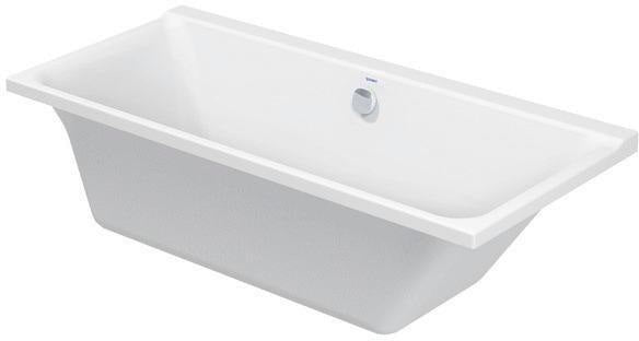Duravit P3 Comforts Einbau-Badewanne 1600x700 mm Weiß, rechte Ausführung, 1 Rückenschräge