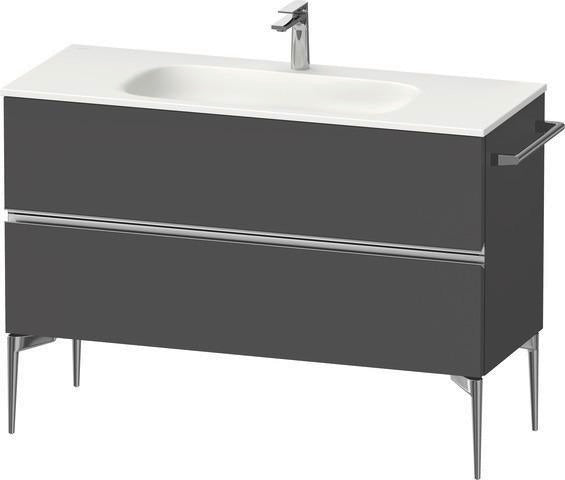 DURAVIT Sivida Waschtischunterbau 1210 mm Eiche mit 2 Schubkästen und Soft-Close
