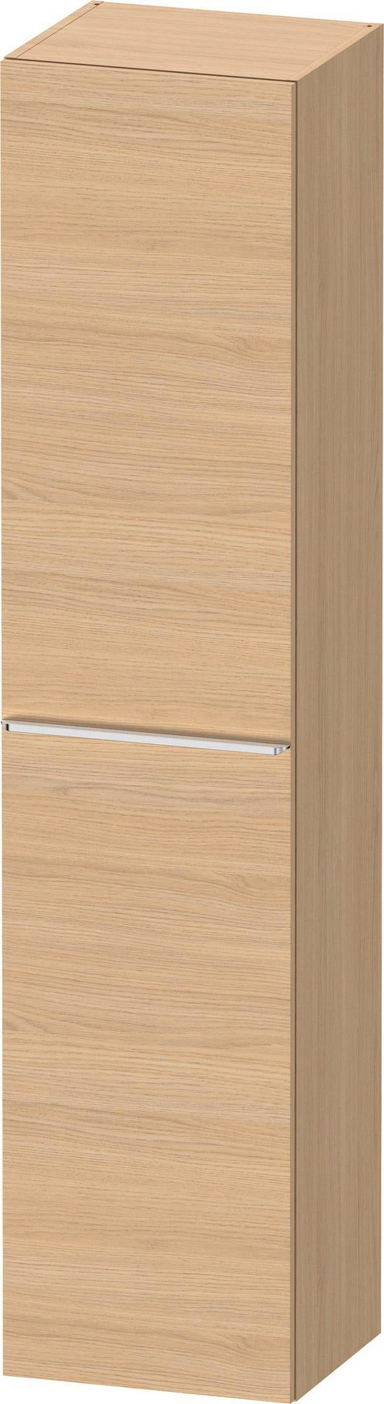 DURAVIT D-Neo Hochschrank 400x360x1760 mm, 1 Tür links, Eiche Schwarz – Matt, Soft-Close