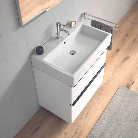 Duravit Waschtisch Vero Air 700 mm mit Überlauf und Hahnlochbank, weiß