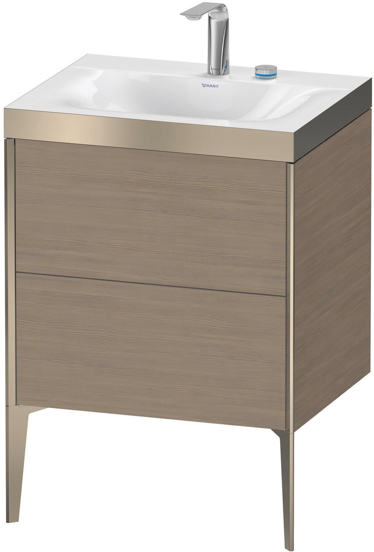 DURAVIT XViu c-bonded Set bodenstehend 480x600x610mm, 2 Auszüge, Eiche