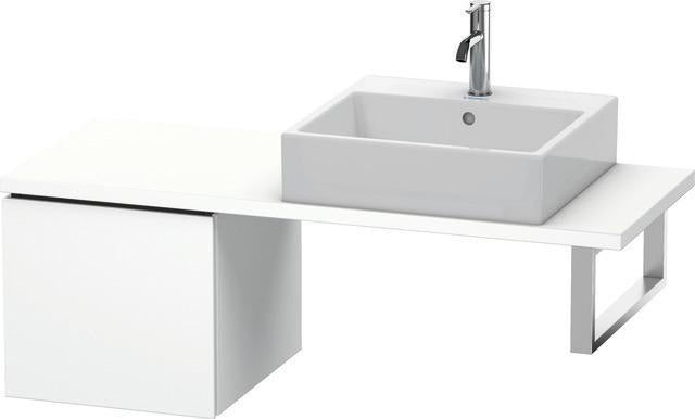 Duravit L-Cube Konsolenunterschrank 420 mm flannel grey hochglanz mit Tip-on-Technik