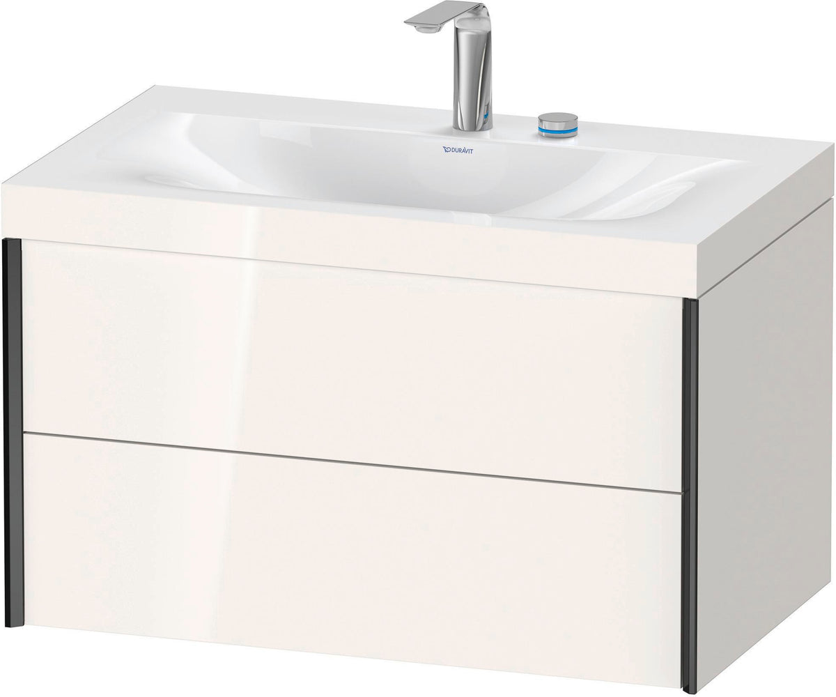 DURAVIT XViu c-bonded Waschtischset wandhängend 800x480x503mm mit 2 Schubkästen, Push-Open und Soft-Close