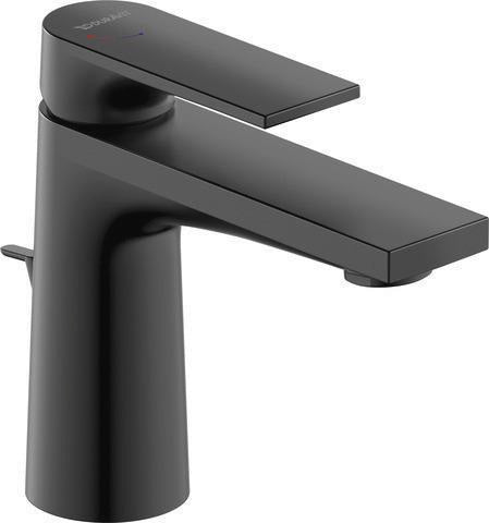 DURAVIT Tulum by Starck Einhebel-Waschtischmischer Schwarz Matt mit Zugstange
