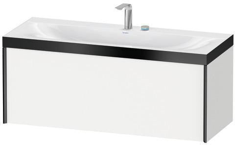 Duravit Möbelwaschtischset XViu 1200x480mm mit Unterbau, 1 Auszug, Ahorn mitte