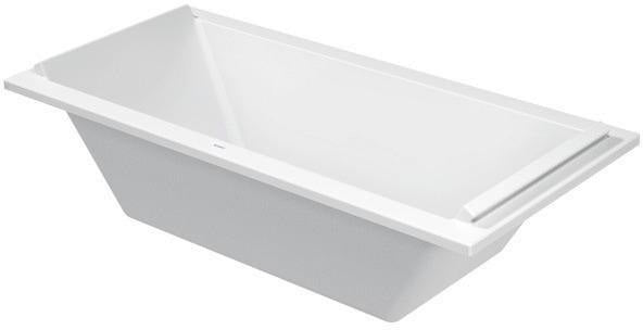 DURAVIT Starck Badewanne 1900x900 mm Einbau mit Mittelablauf, 2 Rückenschrägen, Weiß