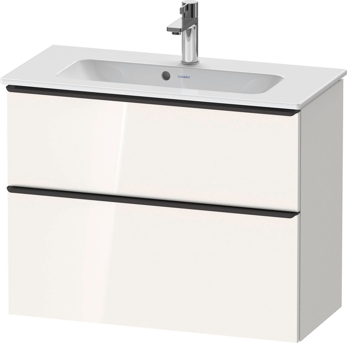 DURAVIT D-Neo Waschtischunterbau 810 mm Eiche Schwarz Bronze, wandhängend, 1 Auszug