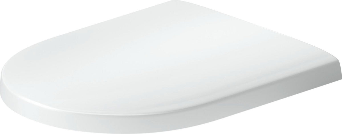 DURAVIT Univavo WC-Sitz D-Form tief 455mm mit Absenkautomatik und Edelstahl-Scharnieren