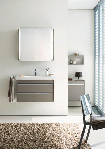 DURAVIT Waschtischunterbau Ketho wandhängend 800 mm, 2 Schubkästen, weiß matt, für D-Code 034285