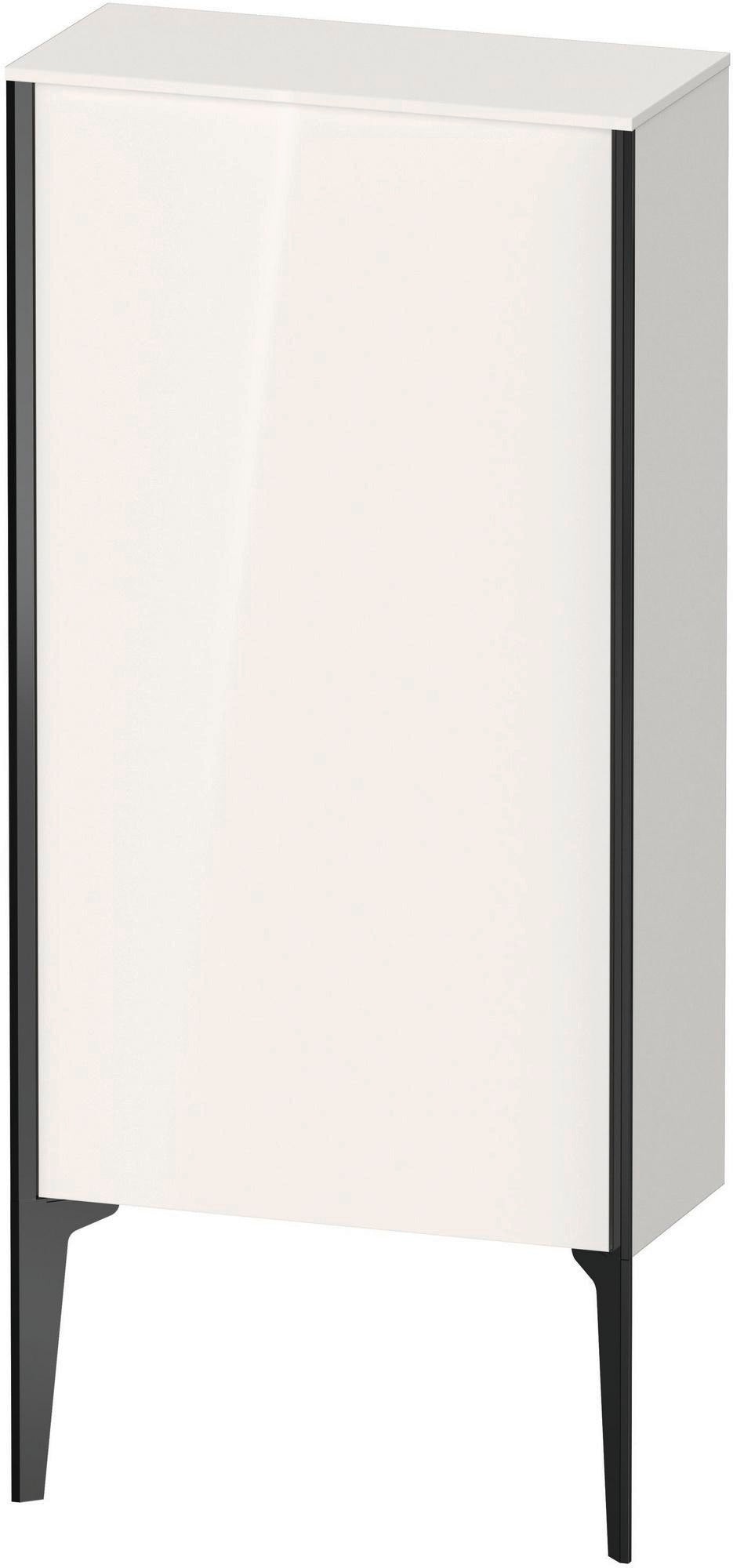 Duravit XViu Halbhochschrank 500 mm weiß hochglanz, wandhängend, mit Tip-on und Soft-Close