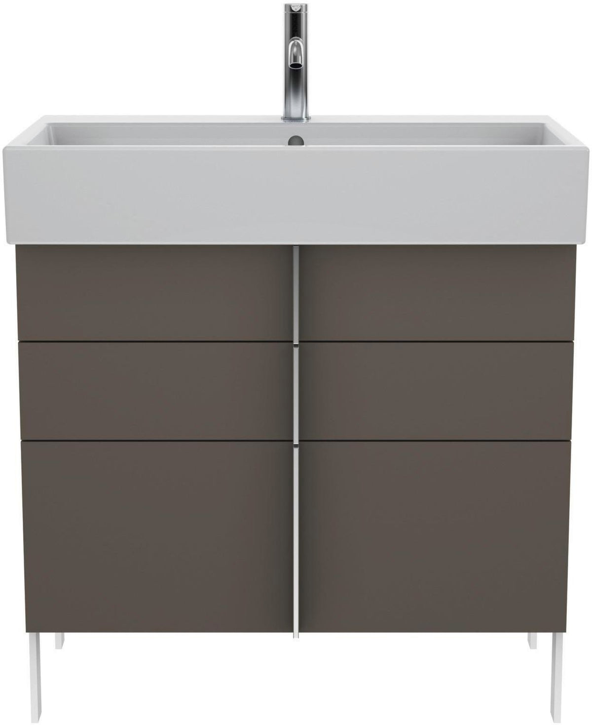DURAVIT Vero Air Waschtisch 800 mm, weiß, mit Überlauf & Hahnlochbank