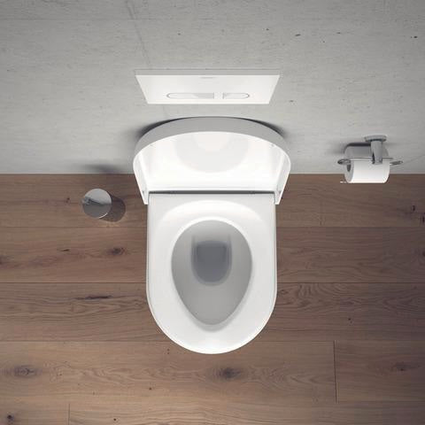 DURAVIT WC-Sitz Starck 3 mit SoftClose Absenkautomatik, Edelstahl-Scharniere, weiß