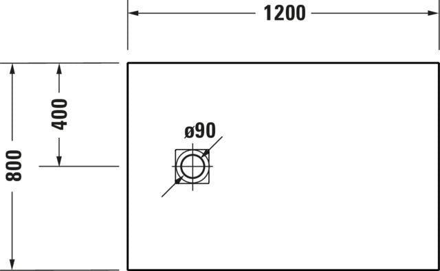 DURAVIT Sustano Duschwanne 1200x800x30 mm Mineralguss Dunkelgrau Matt – Bodenbündig & Flacher Einbau