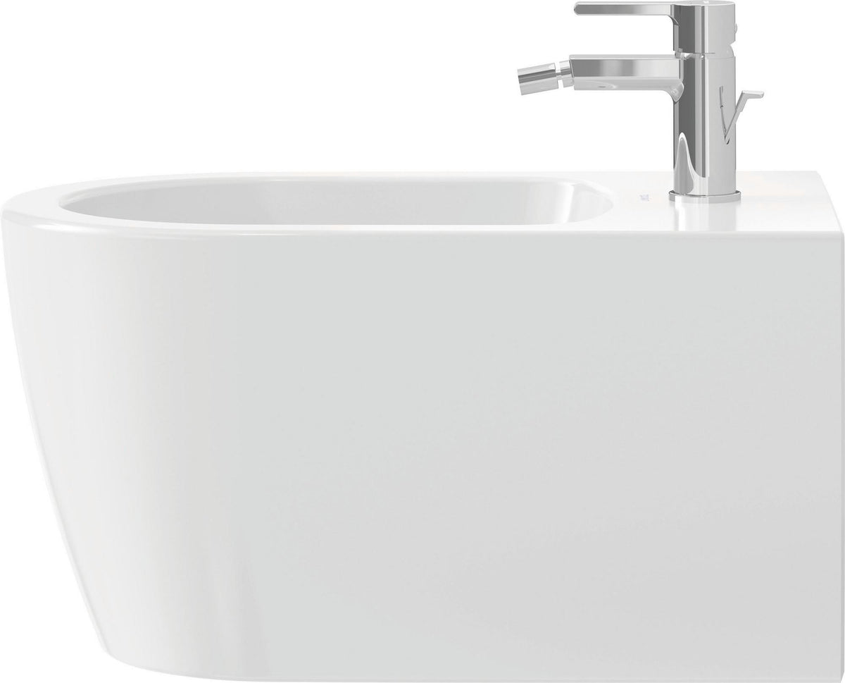 DURAVIT Stand-Bidet ME by Starck 600 mm Weiß Seidenmatt mit Hahnlochbank