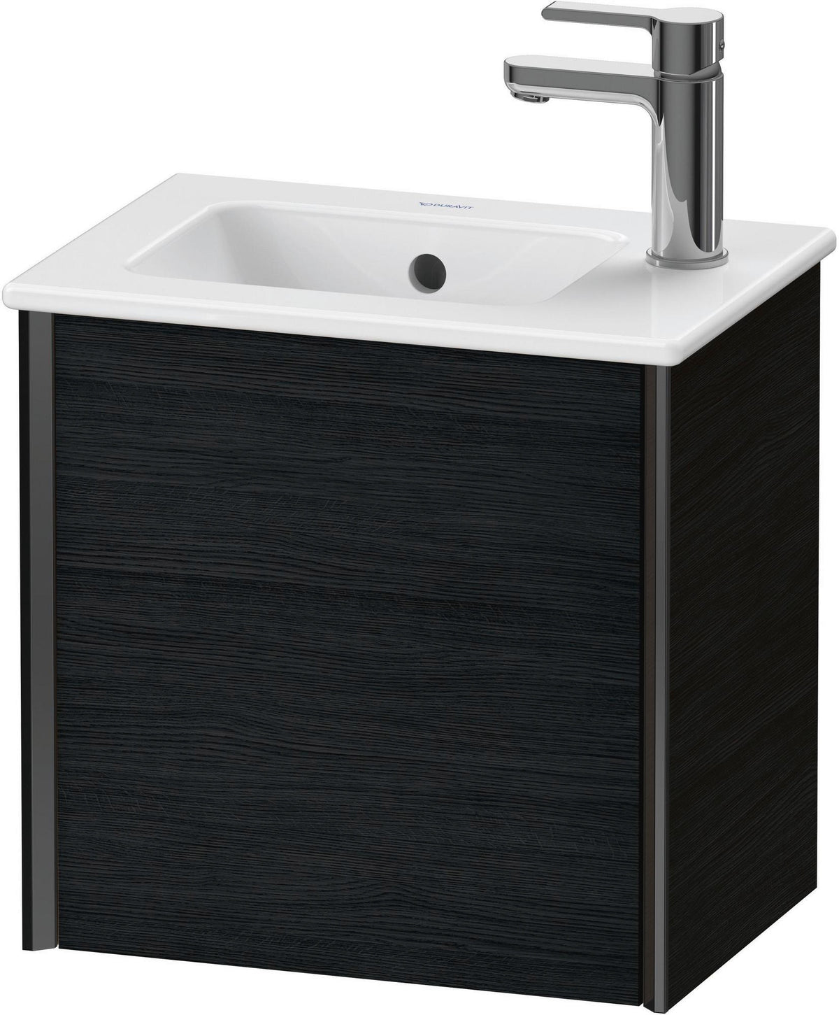 DURAVIT XViu Waschtischunterbau wandhängend 410 mm Eiche mit einer Tür und Tip-on Technik