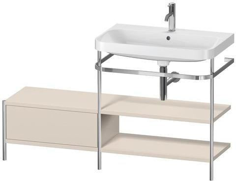 Duravit Waschtischunterbau Happy D.2 Plus 1400x490 mm Metallkonsole supermatt