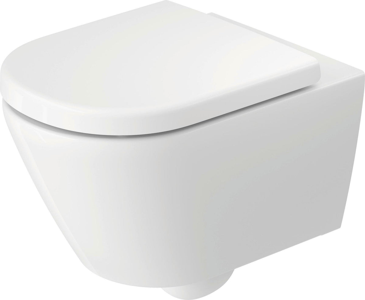 DURAVIT D-Code Wand-WC spülrandlos 540 mm Weiß mit HygieneGlaze