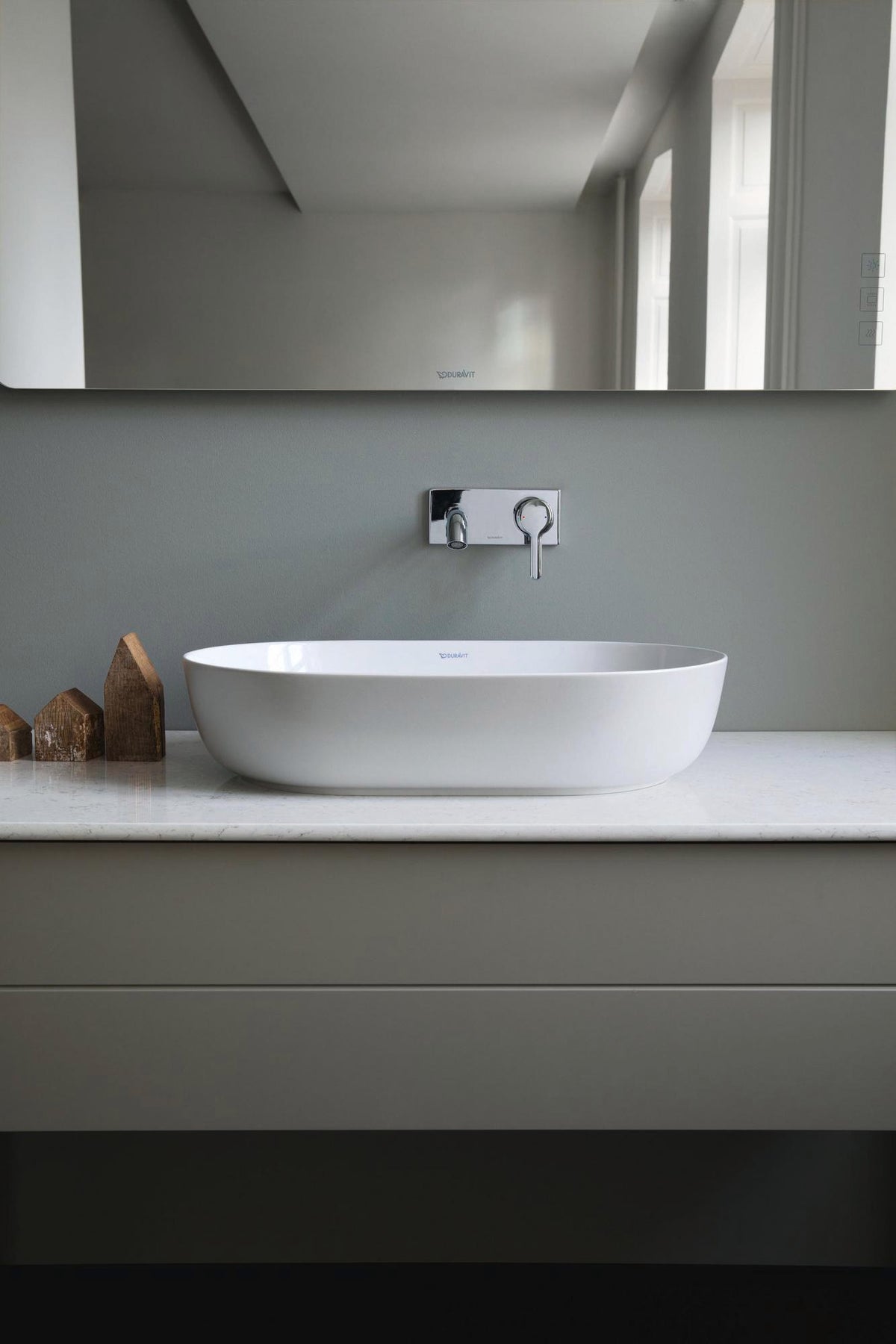 DURAVIT Aufsatzbecken Luv 600 mm Weiß WonderGliss ohne Überlauf