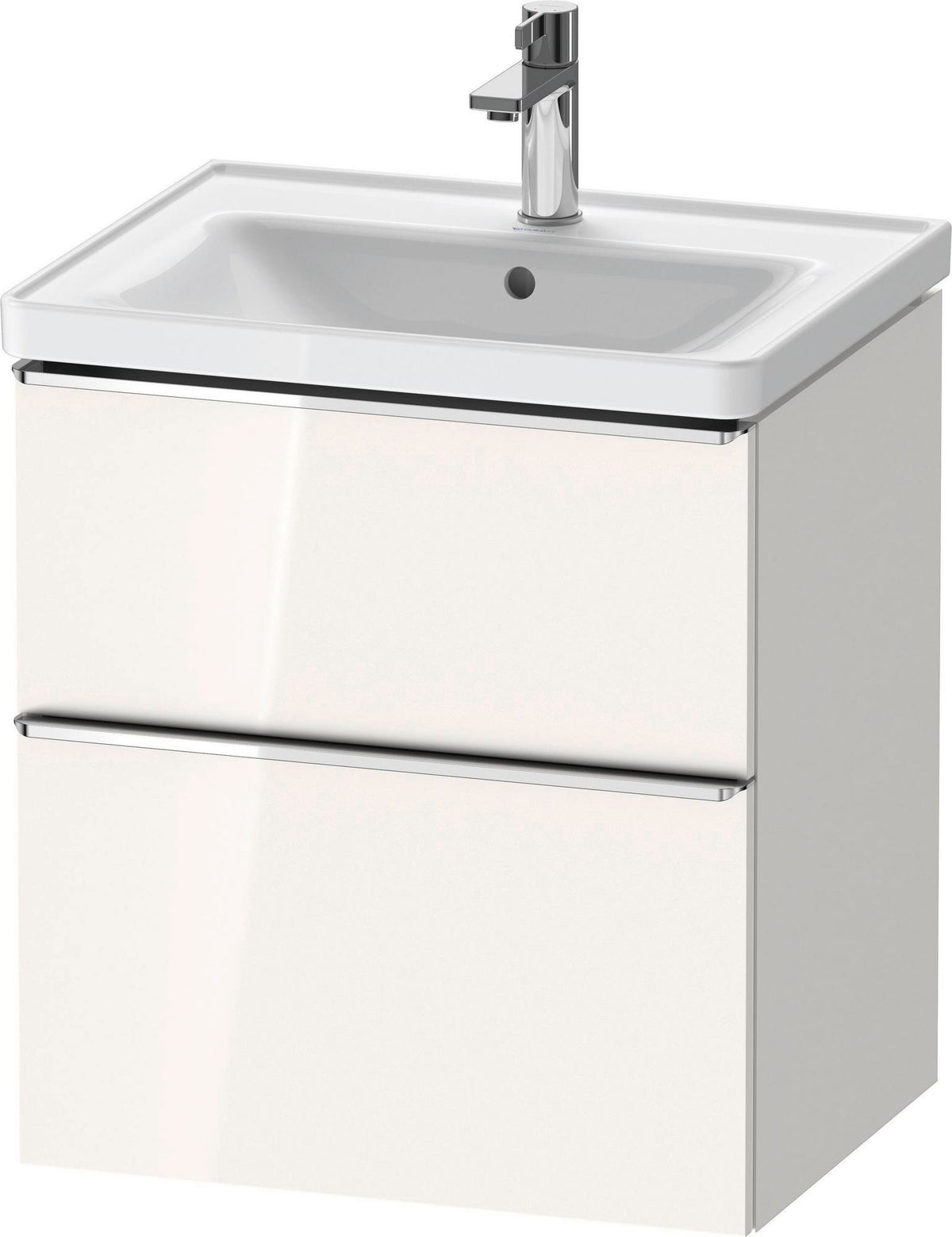 Duravit D-Neo Waschtischunterbau 584 mm betongrau matt mit Auszug und Schubkasten
