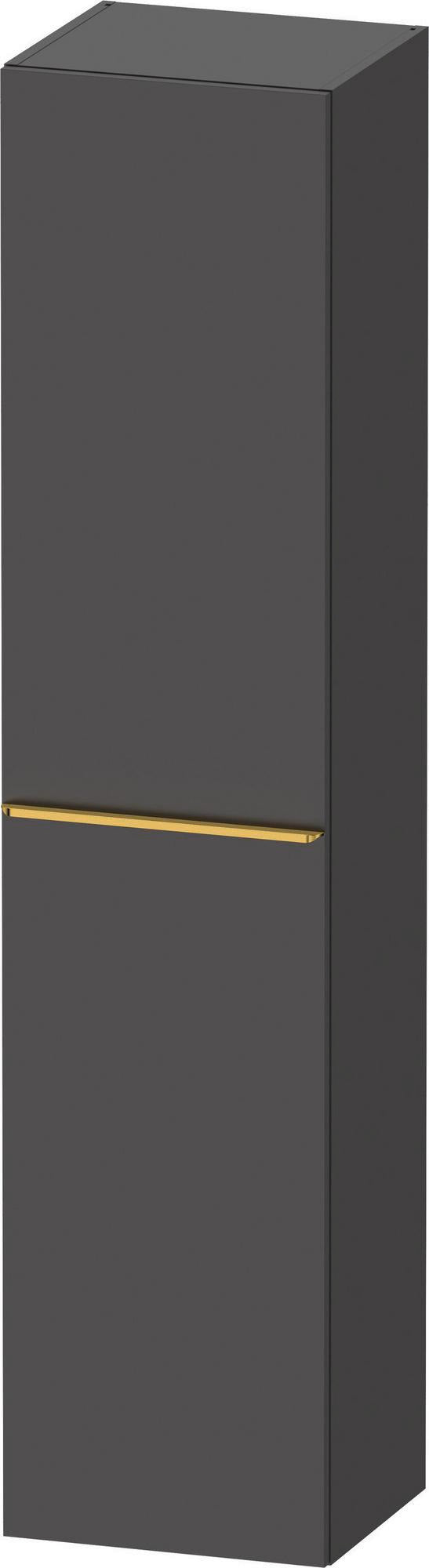DURAVIT D-Neo Hochschrank 400x360x1760 mm, 1 Tür links, Eiche Schwarz – Matt, Soft-Close