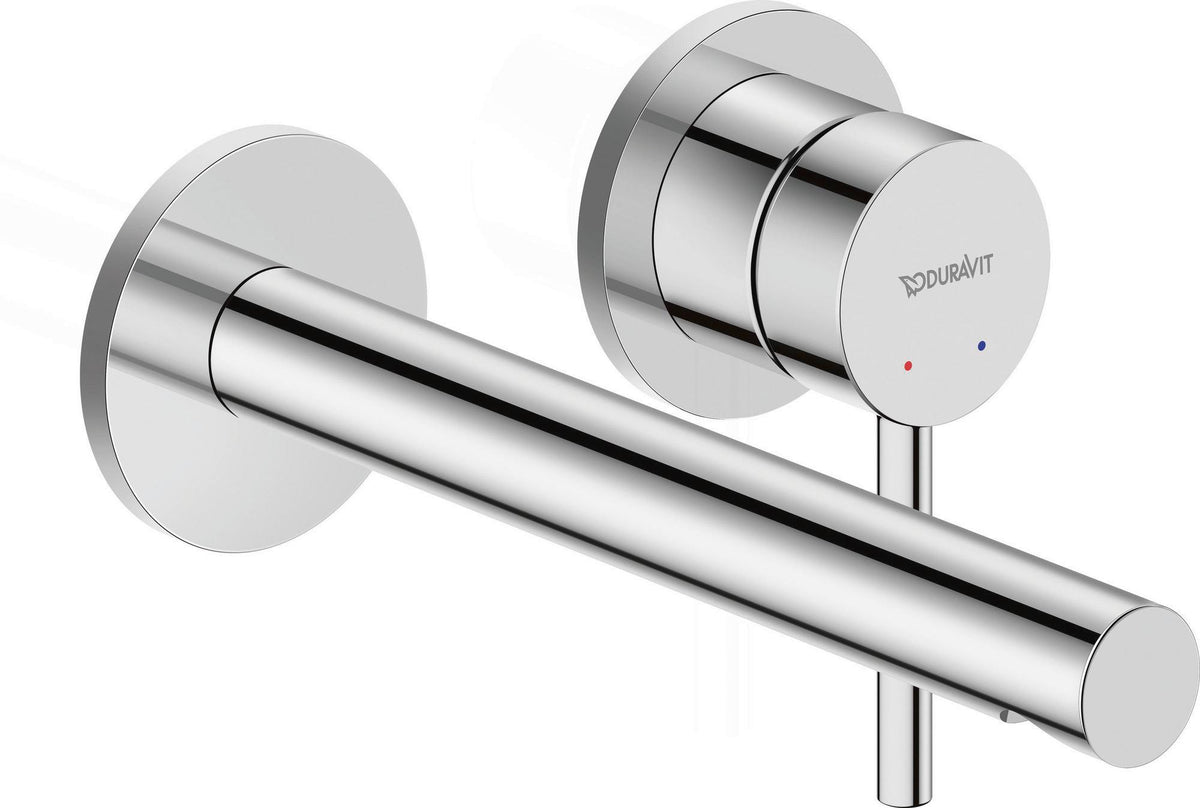 DURAVIT Circle Einhebel-Waschtischmischer Chrom – Unterputz mit Keramikmischsystem, 200 mm Auslauf